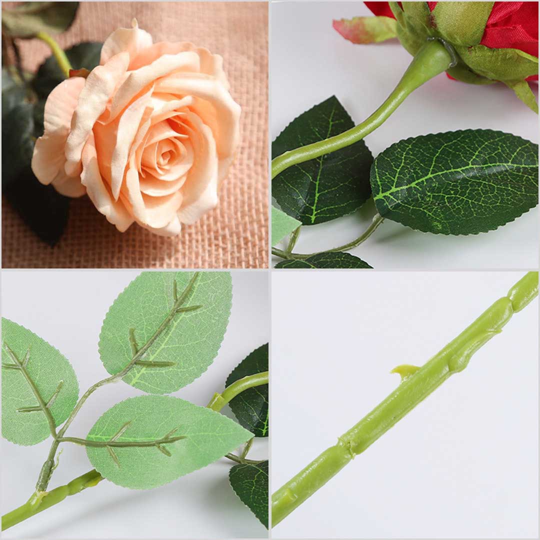 Premium 10pcs Artificial Silk Flower Fake Rose Bouquet Table Decor Champion - image4