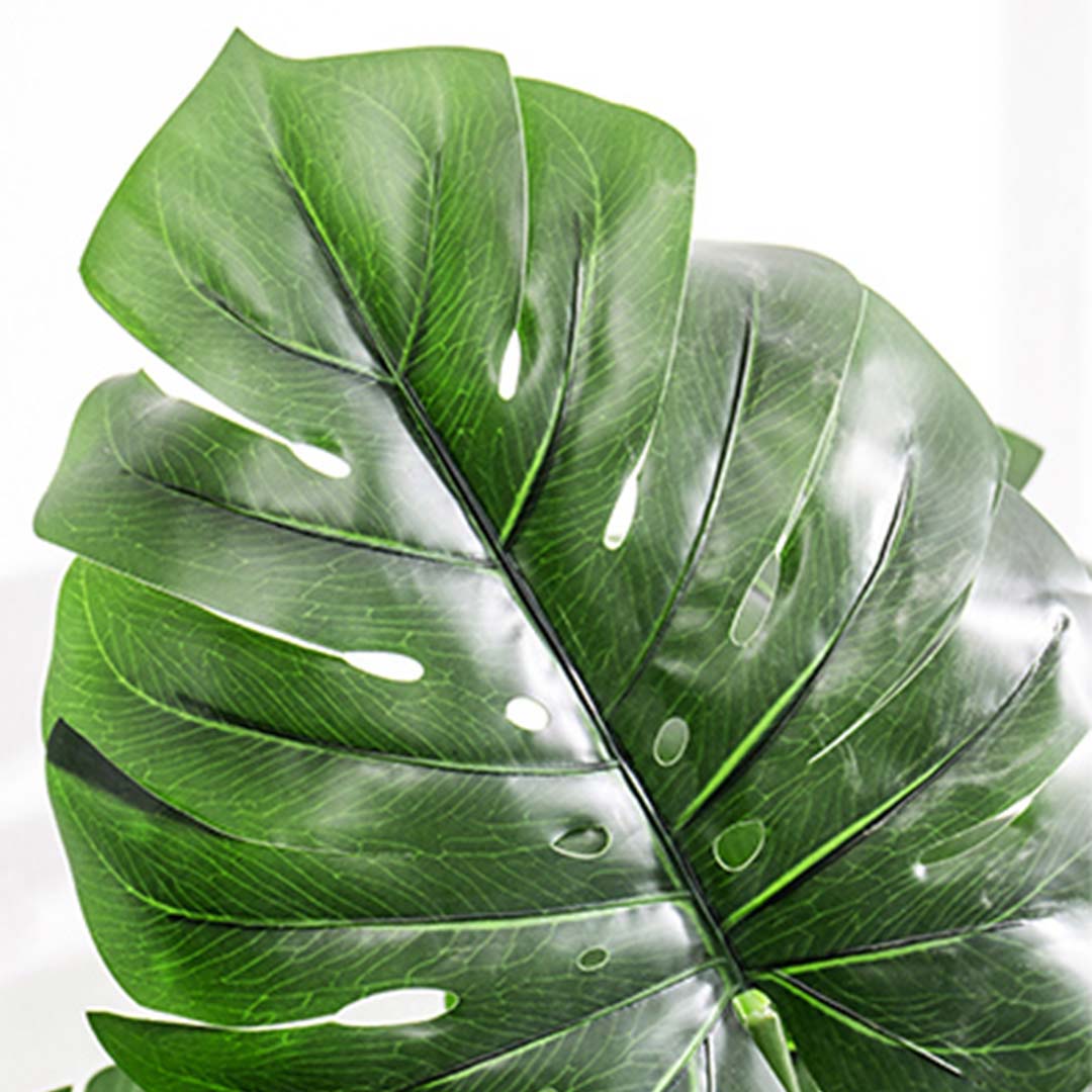 Premium 120cm Artificial Green Indoor Turtle Back Fake Decoration Tree Flower Pot Plant - image4