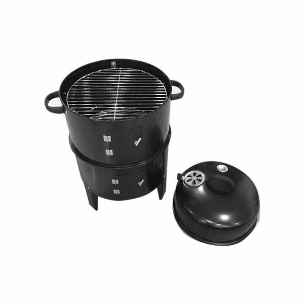 Premium 3 In 1 Barbecue Smoker Outdoor Charcoal BBQ Grill Camping Picnic Fishing - image4