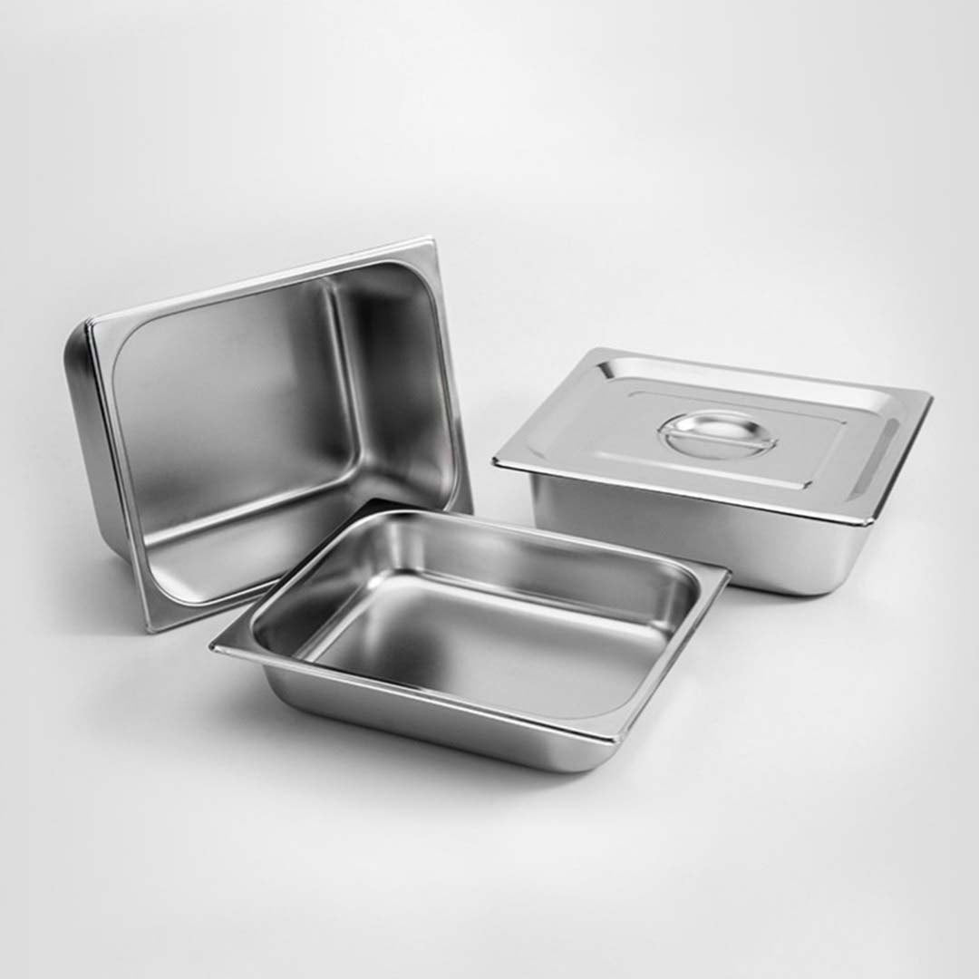 Premium 12X Gastronorm GN Pan Full Size 1/2 GN Pan 15cm Deep Stainless Steel Tray - image5