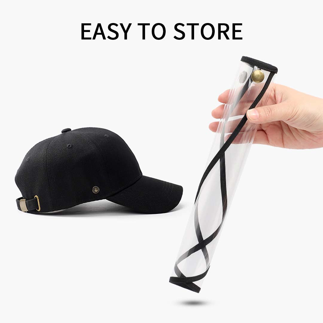 Premium 2X Outdoor Protection Hat Anti-Fog Pollution Dust Saliva Protective Cap Full Face Shield Cover Adult White - image4