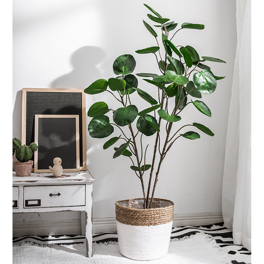 Premium 95cm Green Artificial Indoor Pocket Money Tree Fake Plant Simulation Decorative - image5