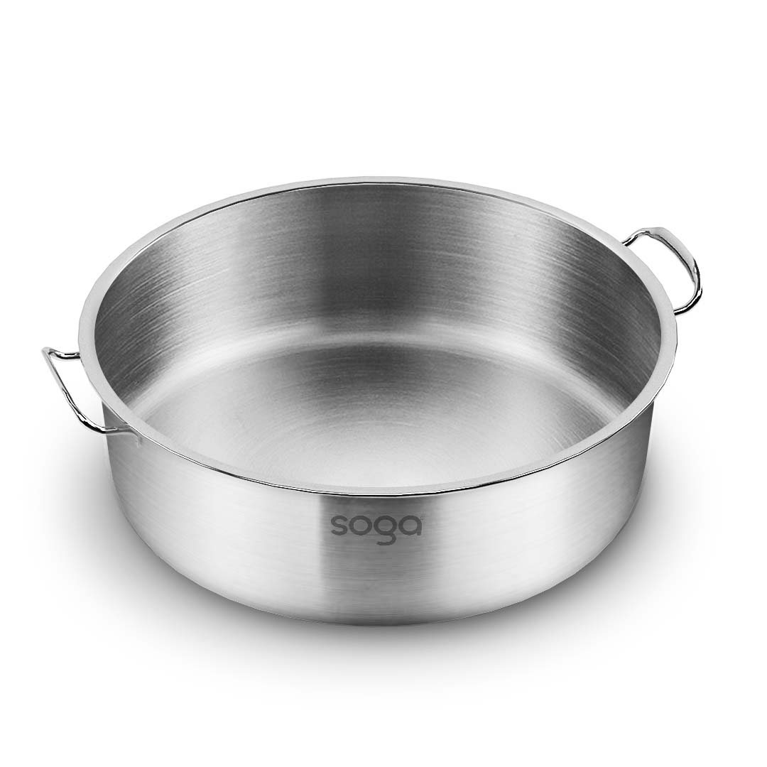 Premium Stainless Steel 26cm 30cm Casserole With Lid Induction Cookware - image5
