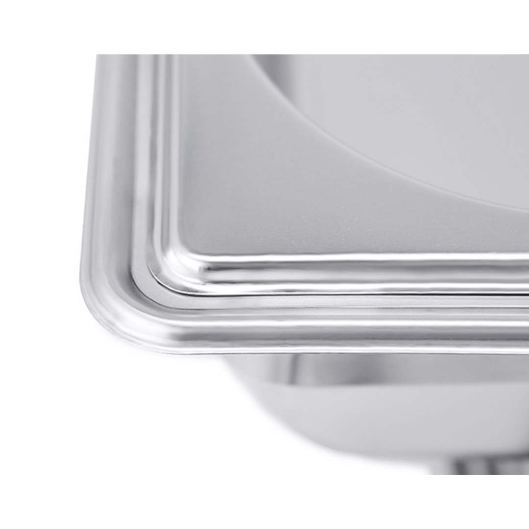 Premium 2X Stainless Steel Chafing Triple Tray Catering Dish Food Warmer - image5