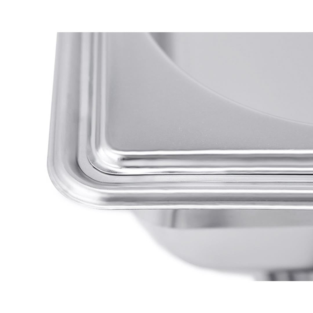 Premium Stainless Steel Chafing Single Tray Catering Dish Food Warmer - image5