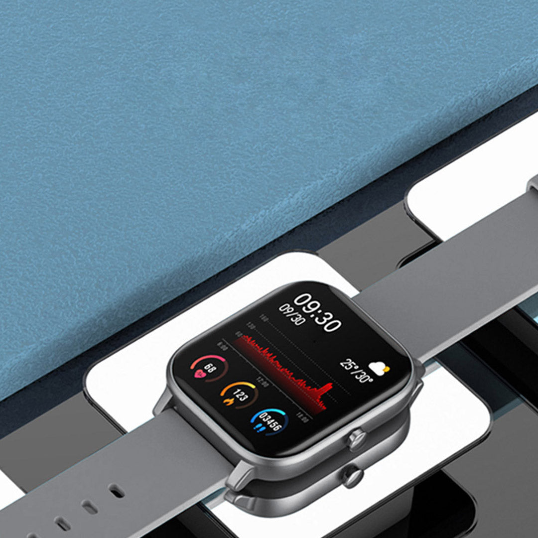Premium 2X Waterproof Fitness Smart Wrist Watch Heart Rate Monitor Tracker P8 Grey - image5