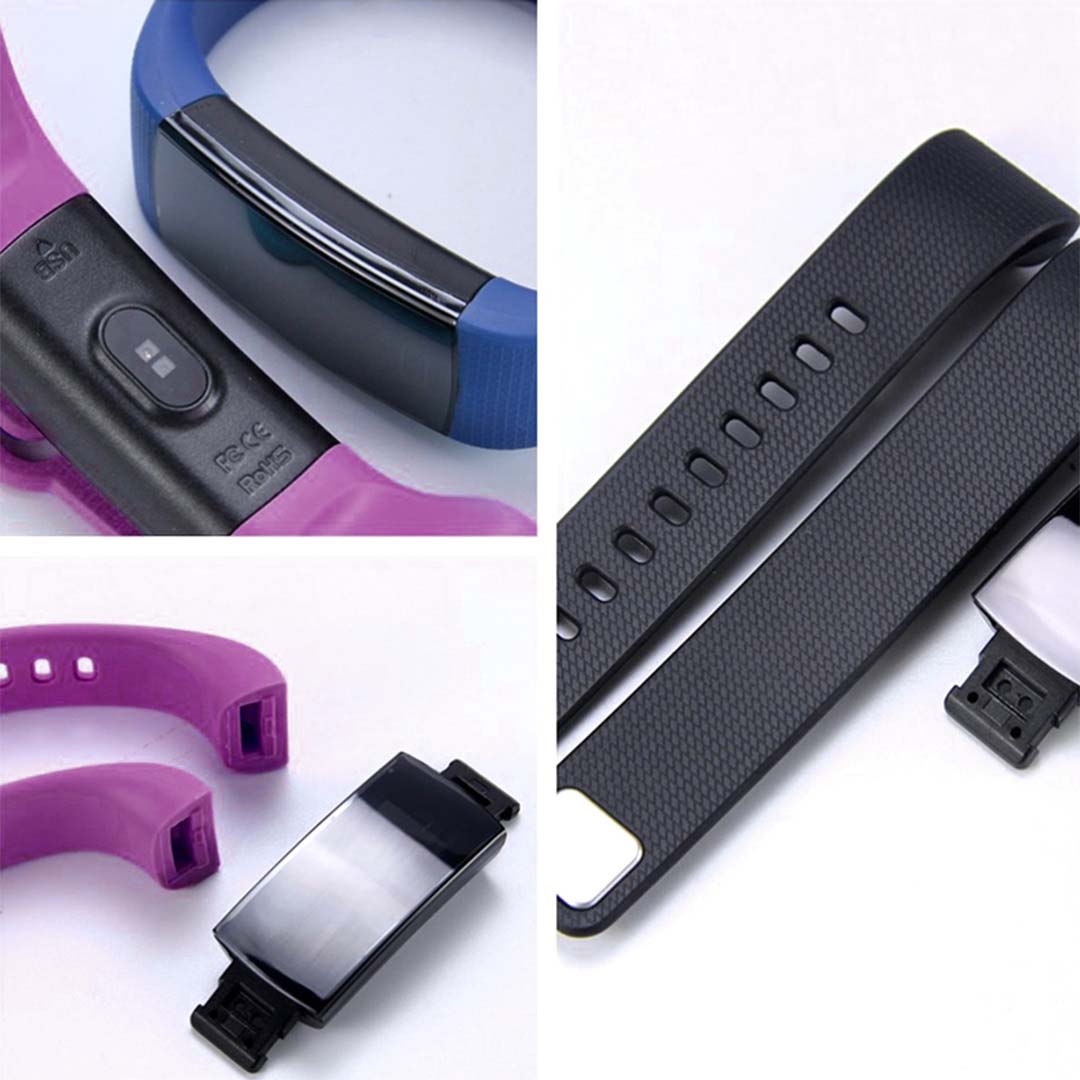 Premium Sport Smart Watch Health Fitness Wrist Band Bracelet Activity Tracker Purple - image5