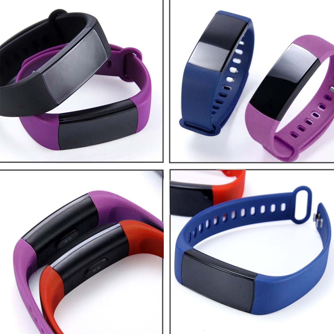 Premium Sport Smart Watch Health Fitness Wrist Band Bracelet Activity Tracker Red - image6