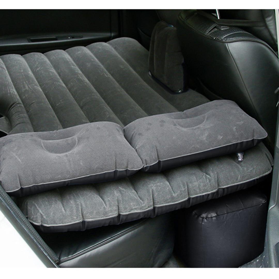 Premium 2X Inflatable Car Mattress Portable Travel Camping Air Bed Rest Sleeping Bed Grey - image6