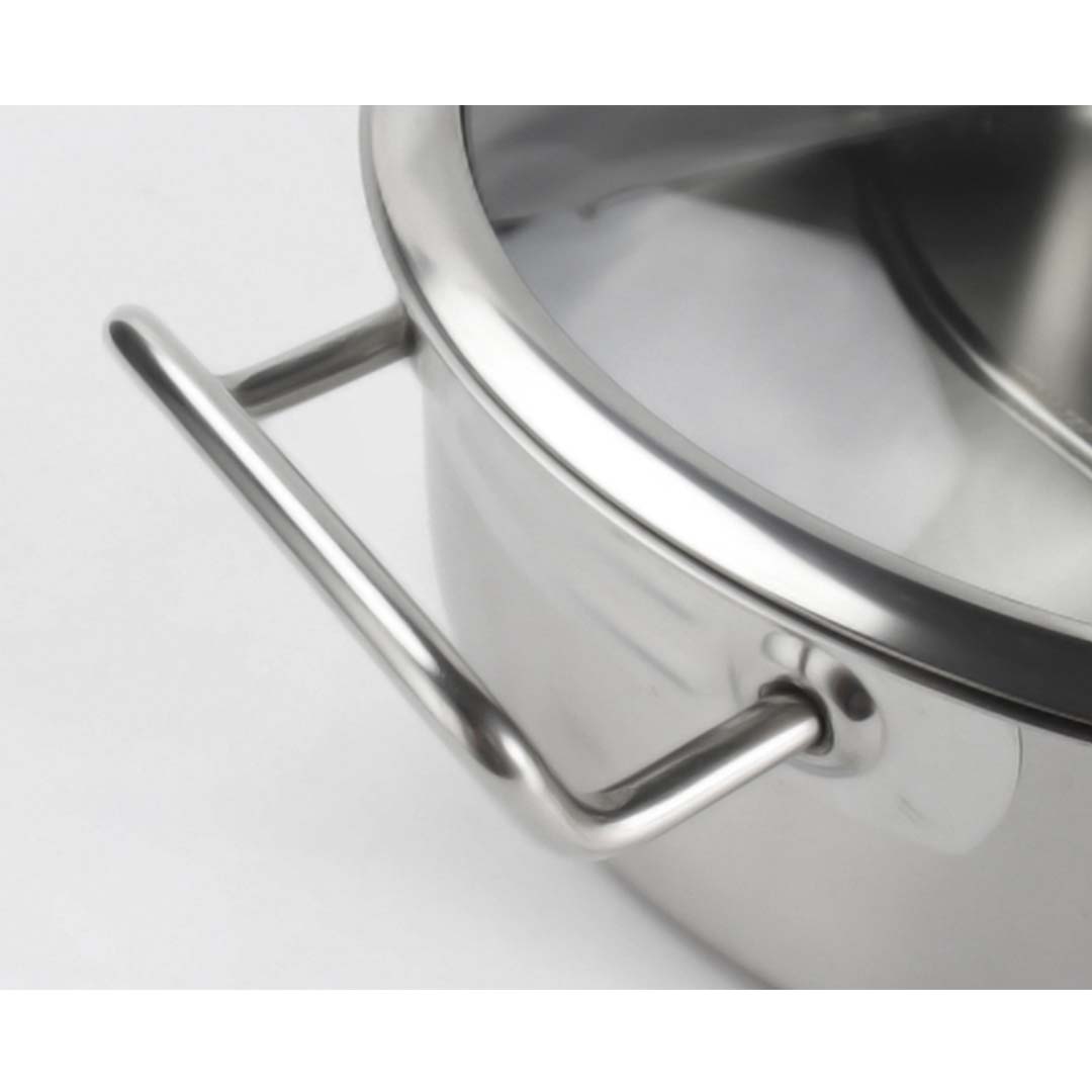Premium Stainless Steel 28cm Casserole With Lid Induction Cookware - image6