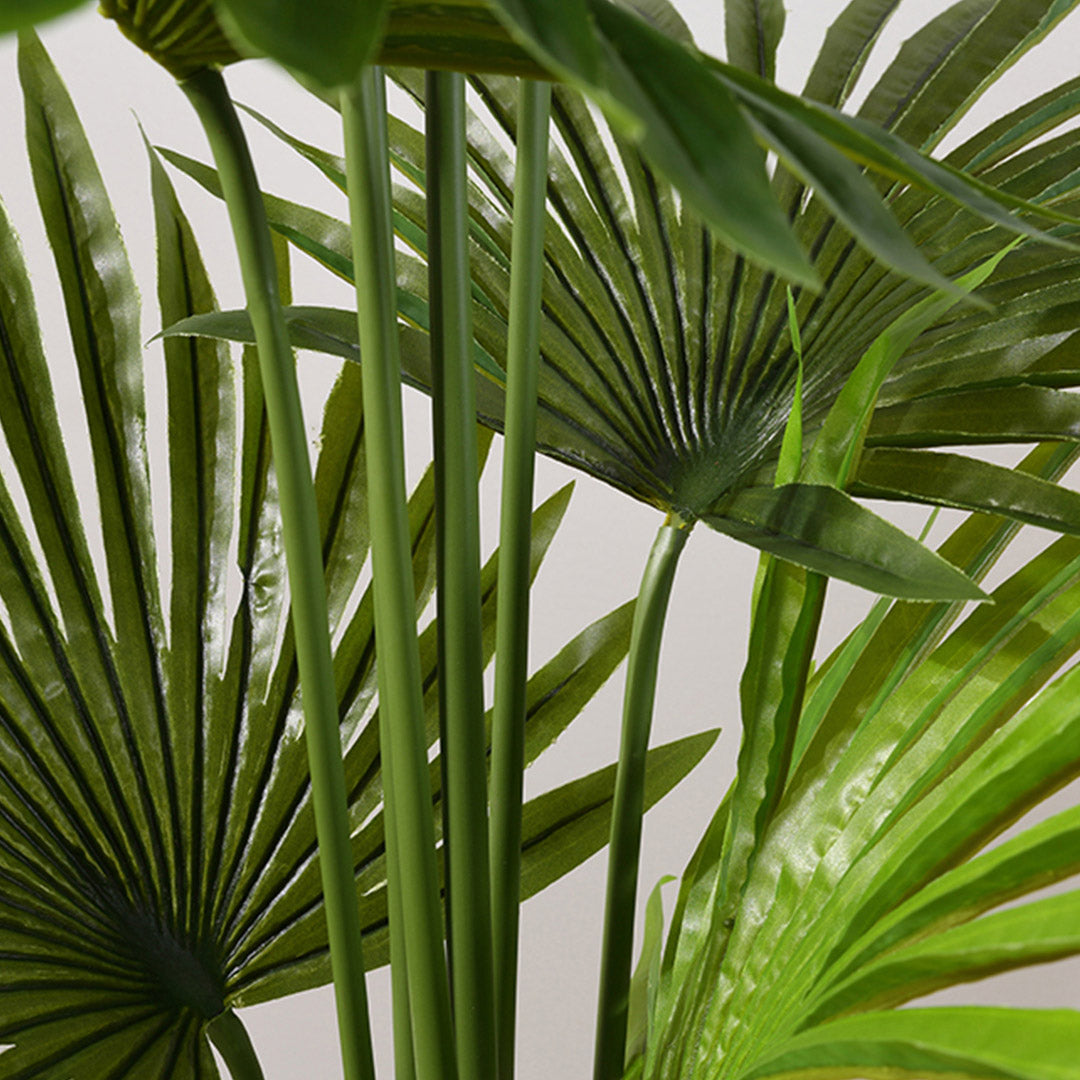 Premium 4X 180cm Artificial Natural Green Fan Palm Tree Fake Tropical Indoor Plant Home Office Decor - image6