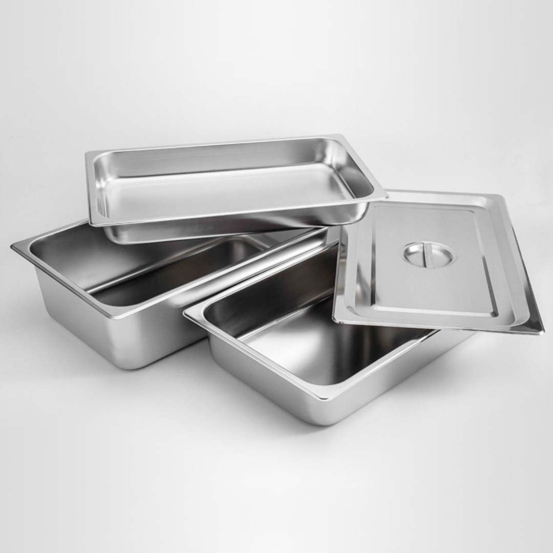 Premium Gastronorm GN Pan Full Size 1/1 GN Pan 20cm Deep Stainless Steel Tray - image7