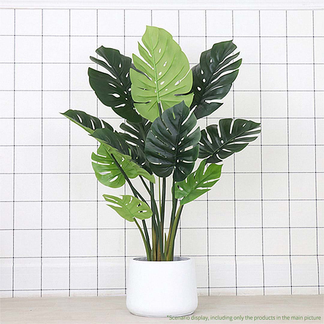 Premium 2X 80cm Artificial Indoor Potted Turtle Back Fake Decoration Tree Flower Pot Plant - image7