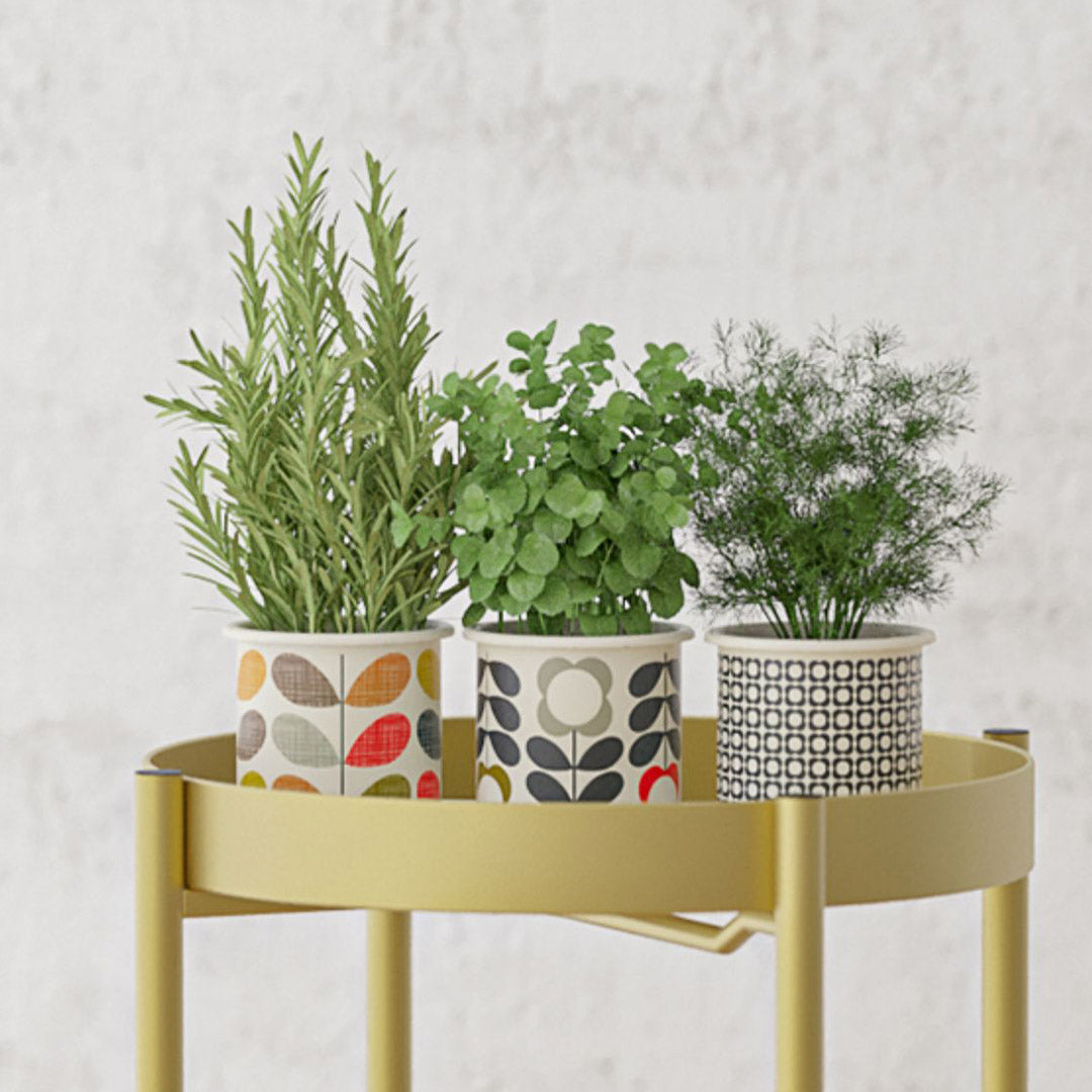 Premium 4X 2 Layer 80cm Gold Metal Plant Stand Flower Pot Holder Corner Shelving Rack Indoor Display - image7