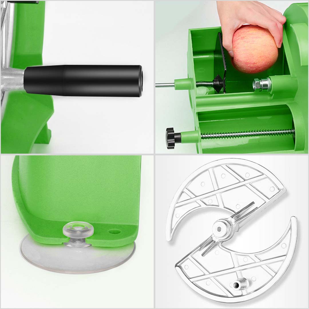 Premium Commercial Manual Vegetable Fruit Slicer Kitchen Cutter Machine Green - image7