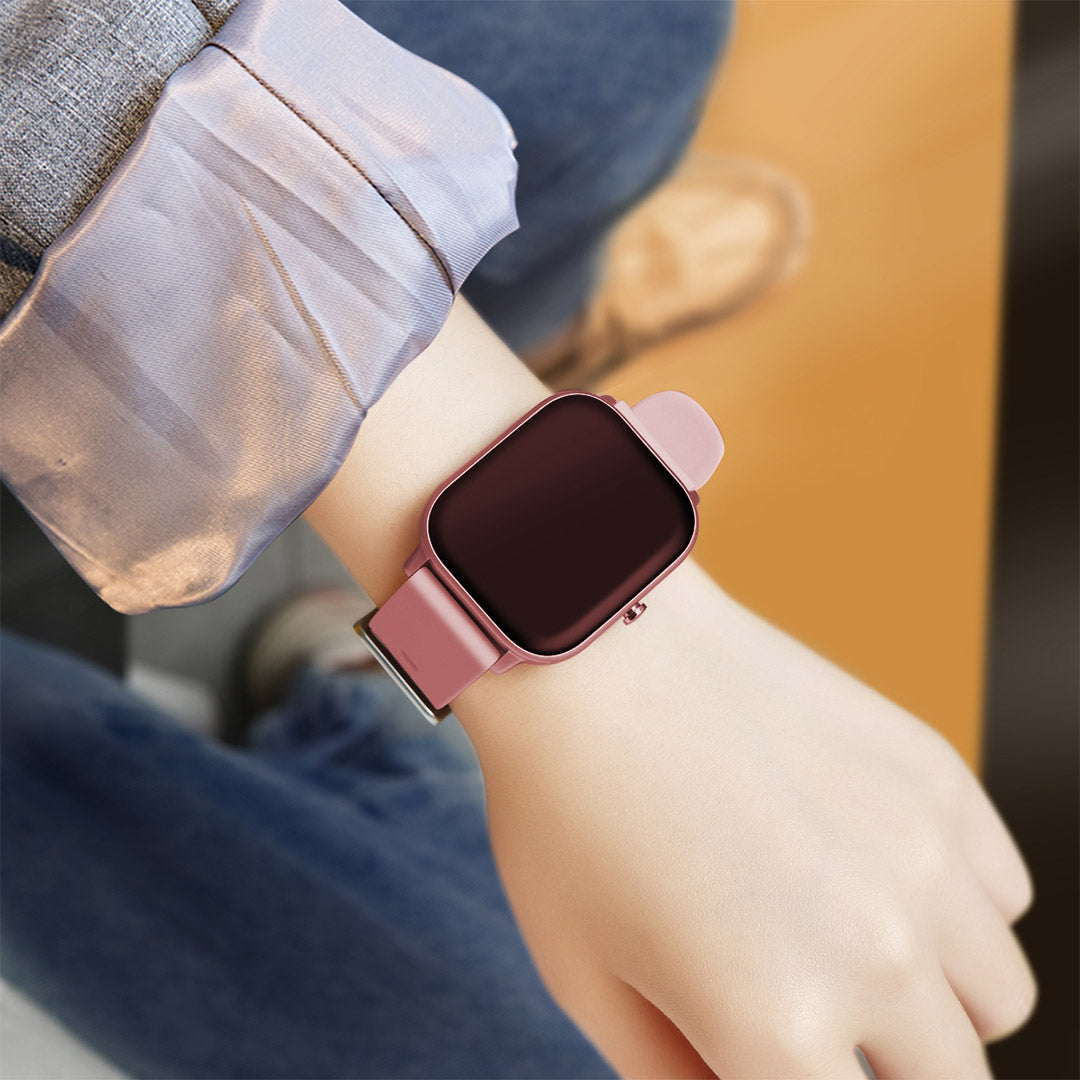 Premium Waterproof Fitness Smart Wrist Watch Heart Rate Monitor Tracker P8 Pink - image7