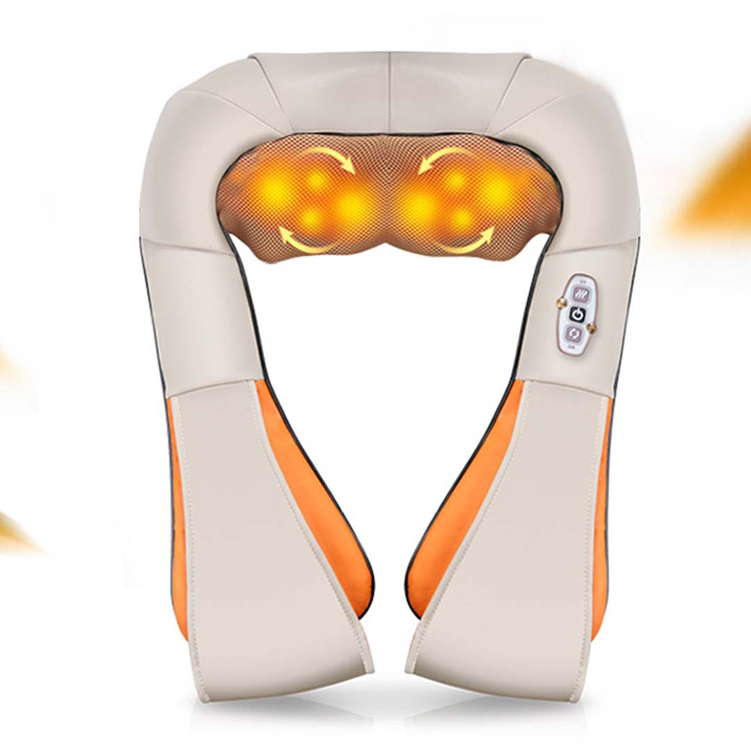 Premium Electric Kneading Neck Shoulder Arm Body Massager With Heat Health Care - image7