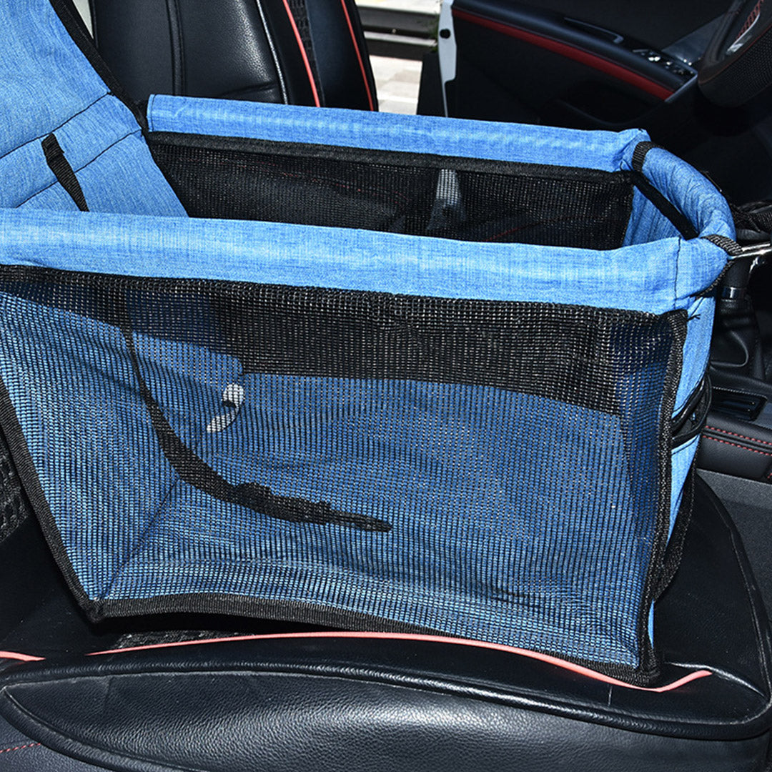 Premium 2X Waterproof Pet Booster Car Seat Breathable Mesh Safety Travel Portable Dog Carrier Bag - image7