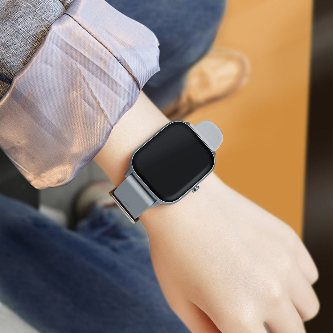 Premium 2X Waterproof Fitness Smart Wrist Watch Heart Rate Monitor Tracker P8 Grey - image7