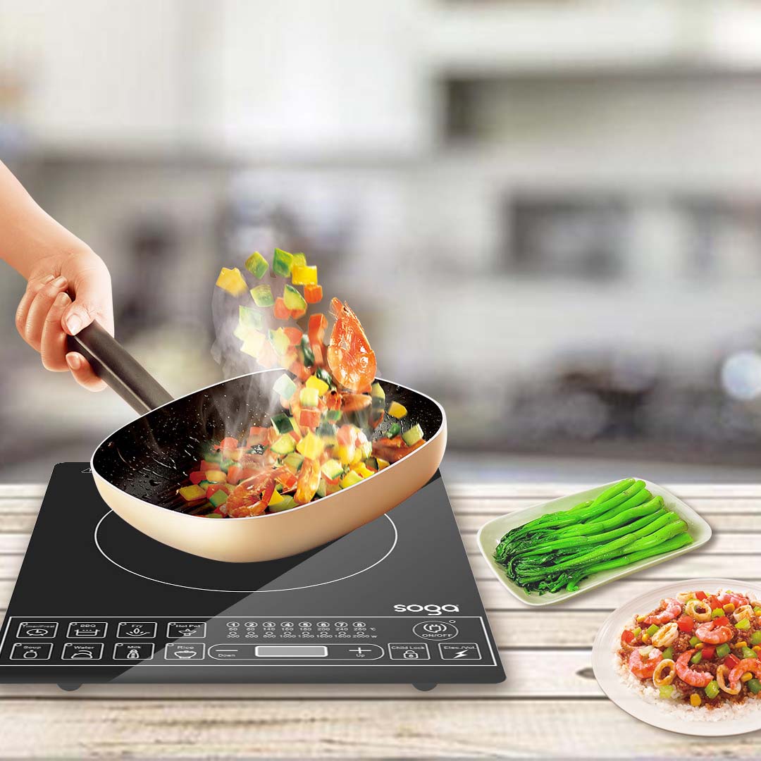 Premium Cooktop Electric Smart Induction Cook Top Portable Kitchen Cooker Cookware - image8