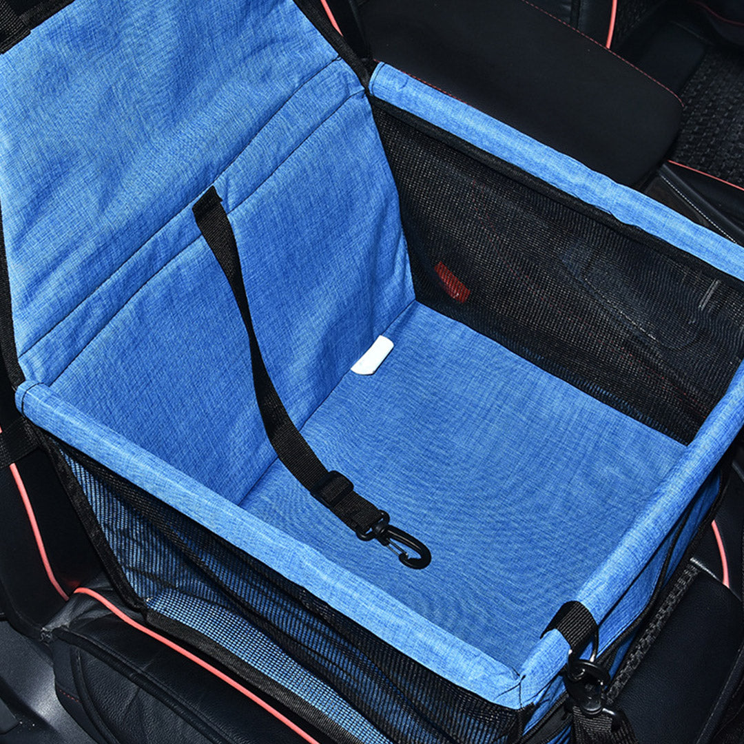 Premium Waterproof Pet Booster Car Seat Breathable Mesh Safety Travel Portable Dog Carrier Bag - image8