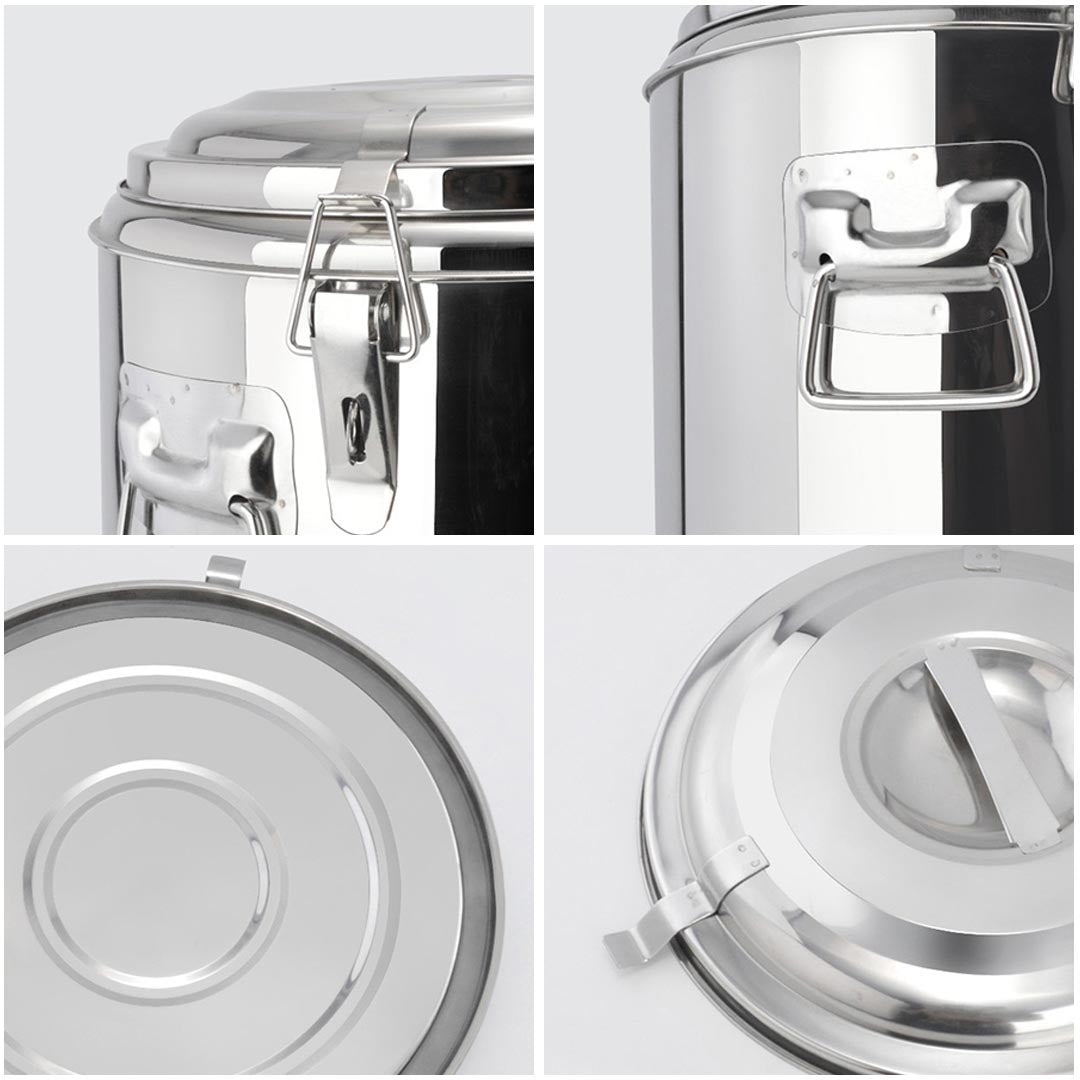 Premium 30L Stainless Steel Insulated Stock Pot Dispenser Hot & Cold Beverage Container - image8