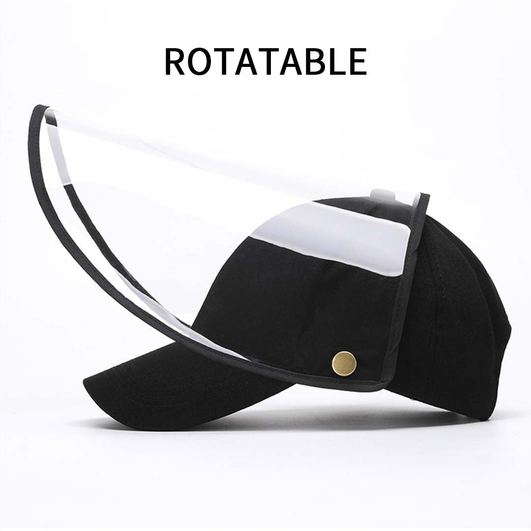 Premium 2X Outdoor Protection Hat Anti-Fog Pollution Dust Saliva Protective Cap Full Face Shield Cover Kids Black - image8