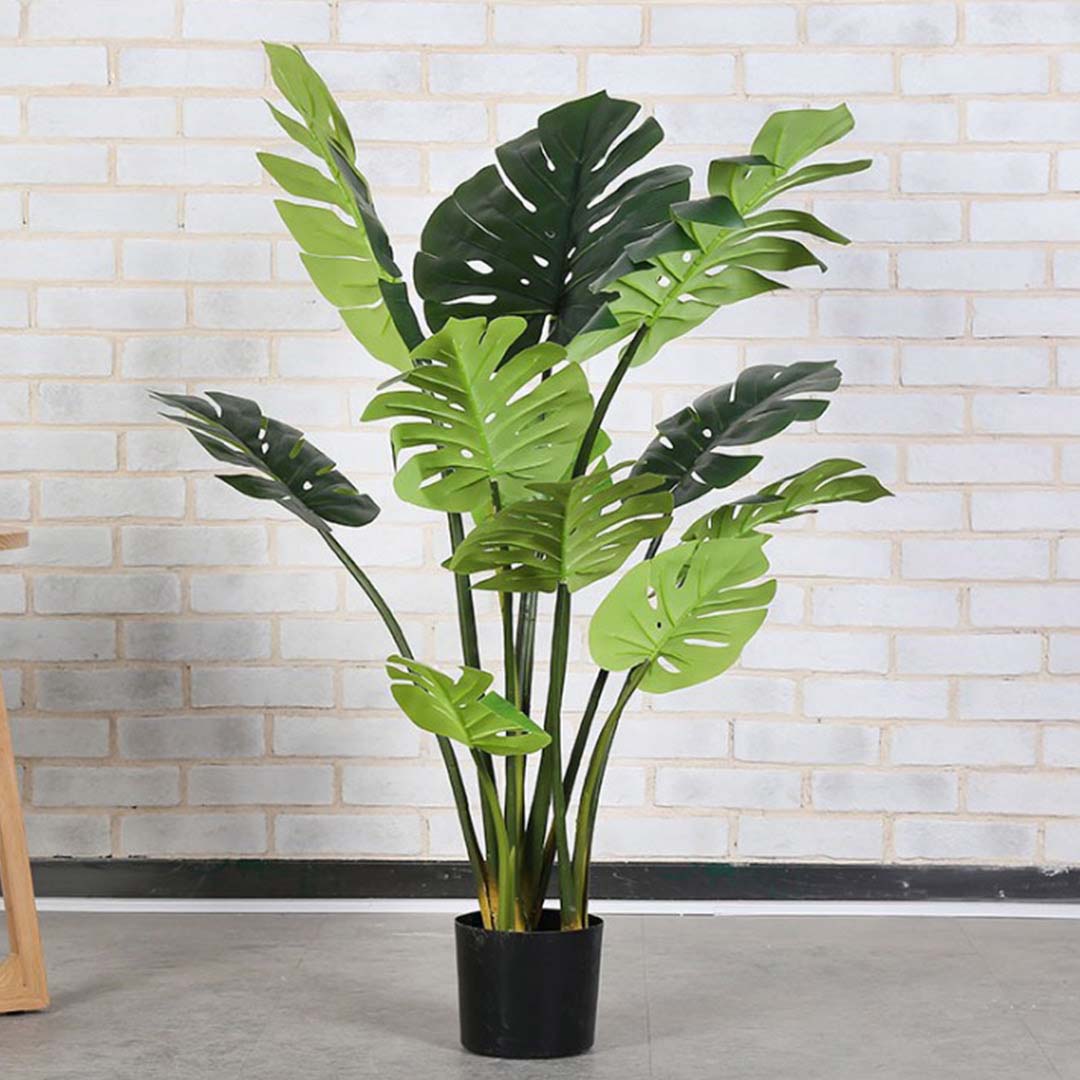 Premium 2X 93cm Artificial Indoor Potted Turtle Back Fake Decoration Tree Flower Pot Plant - image8