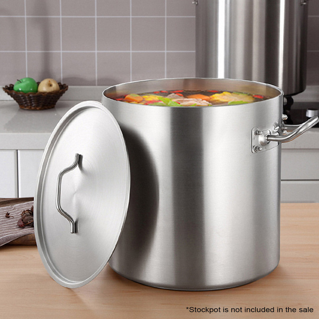 Premium 60cm Top Grade Stockpot Lid Stainless Steel Stock pot Cover - image8