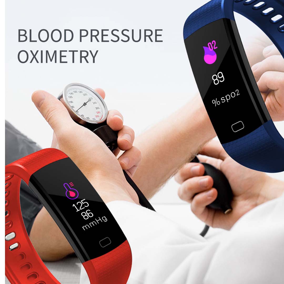 Premium Sport Smart Watch Health Fitness Wrist Band Bracelet Activity Tracker Purple - image10