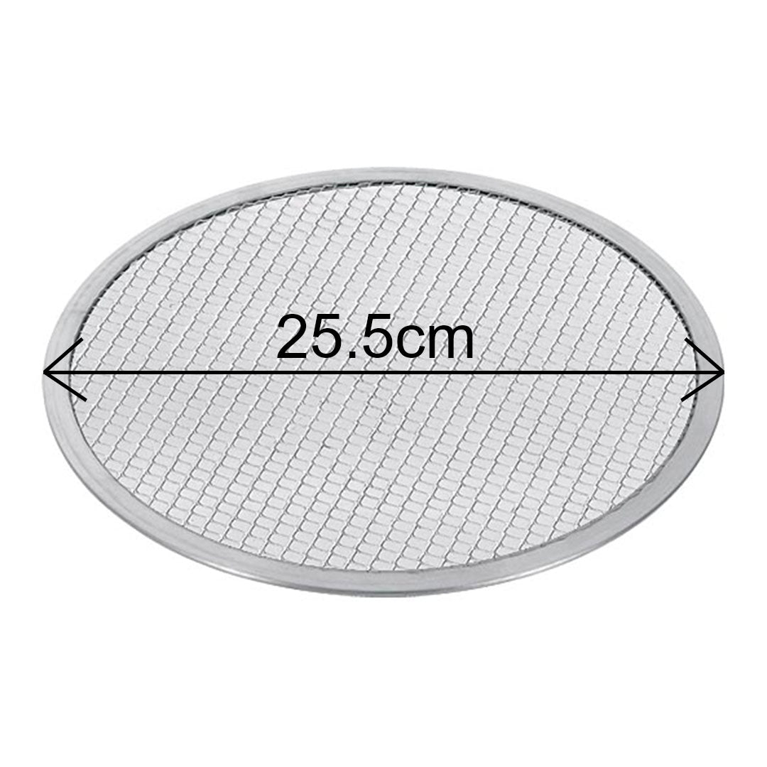 Premium 2X 10-inch Round Seamless Aluminium Nonstick Commercial Grade Pizza Screen Baking Pan - image11