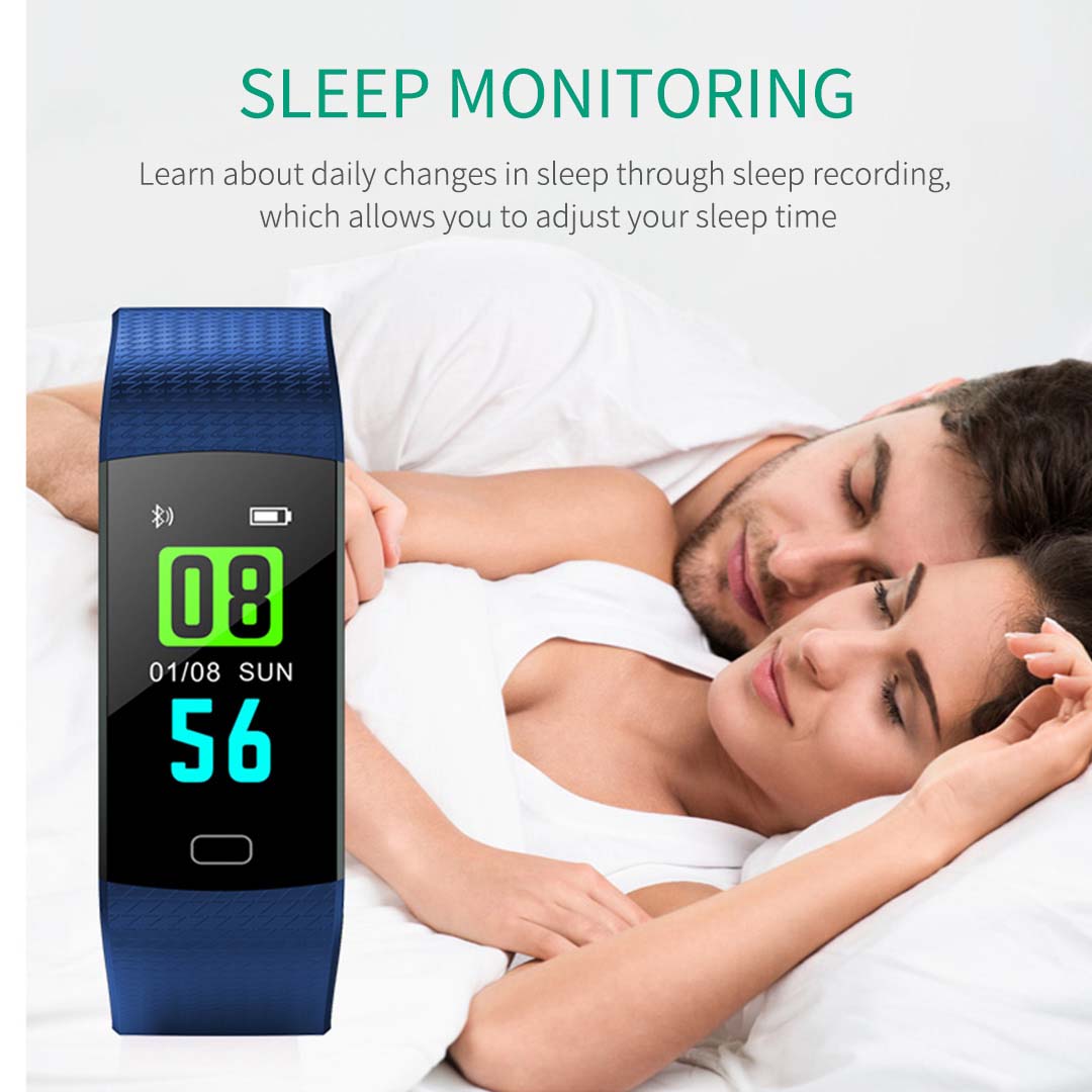 Premium Sport Smart Watch Health Fitness Wrist Band Bracelet Activity Tracker Purple - image11