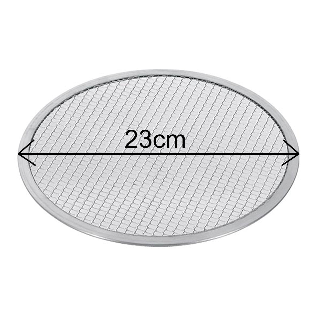 Premium 6X 9-inch Round Seamless Aluminium Nonstick Commercial Grade Pizza Screen Baking Pan - image12