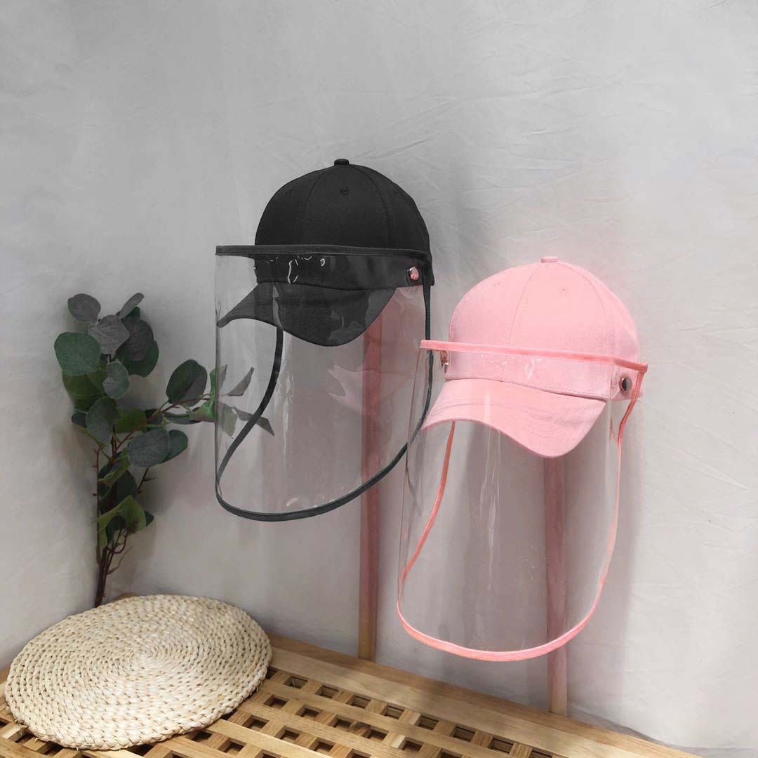 Premium 2X Outdoor Protection Hat Anti-Fog Pollution Dust Saliva Protective Cap Full Face Shield Cover Kids Black - image11