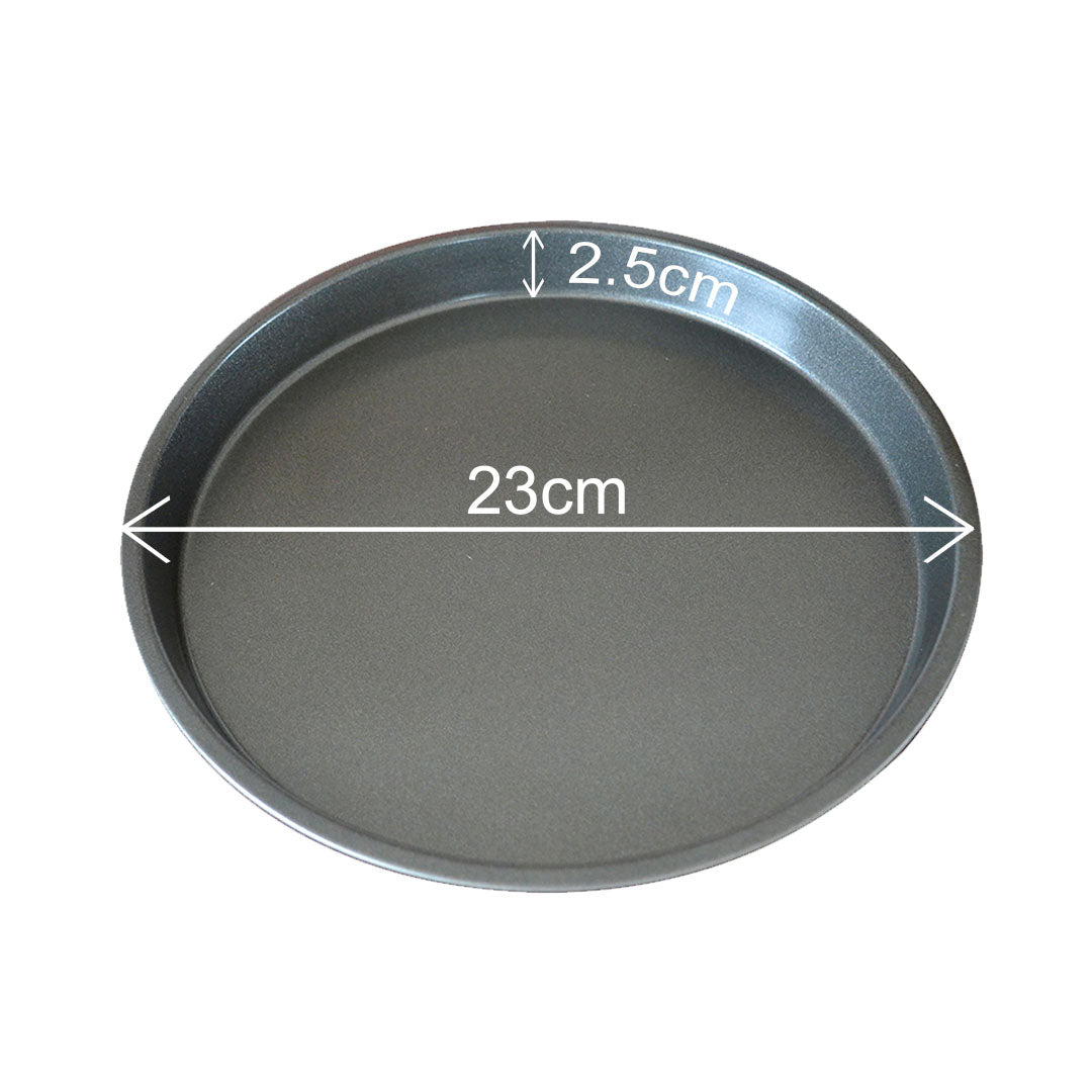 Premium 2X 9-inch Round Black Steel Non-stick Pizza Tray Oven Baking Plate Pan - image12