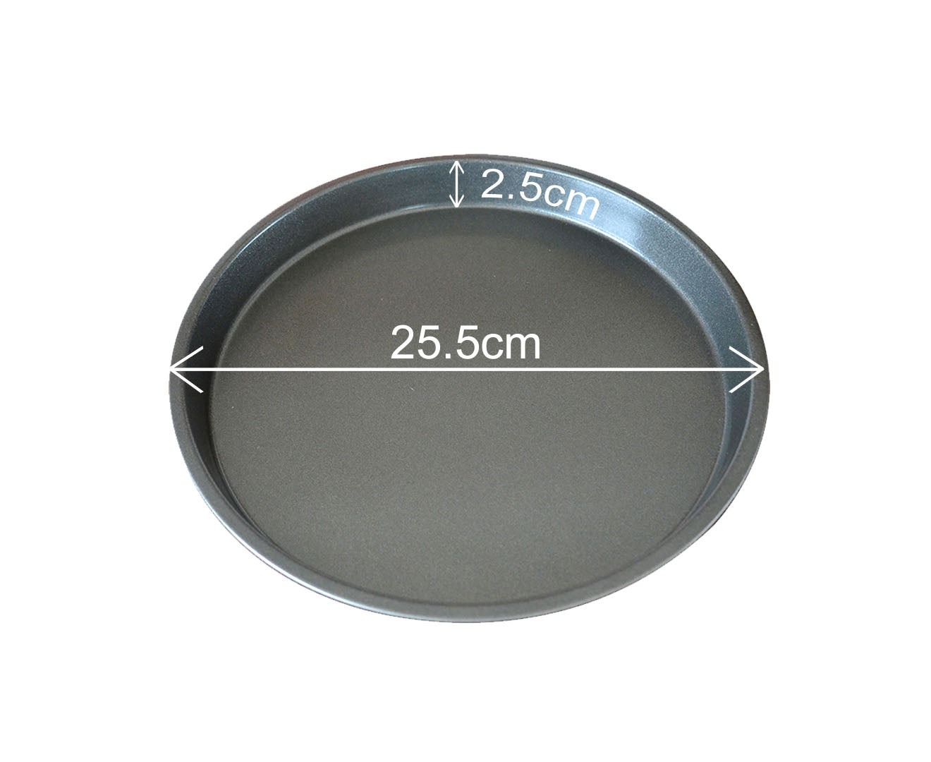 Premium 2X 10-inch Round Black Steel Non-stick Pizza Tray Oven Baking Plate Pan - image12