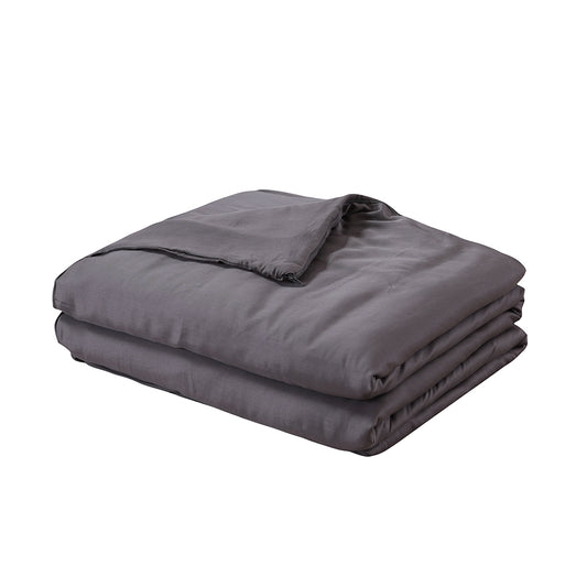 9KG Weighted Blanket Promote Deep Sleep Anti Anxiety Double Dark Grey - image1
