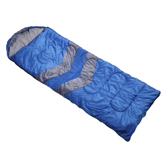 Mountview -20å¡C Outdoor Camping Thermal Sleeping Bag Envelope Tent Hiking Blue - image1