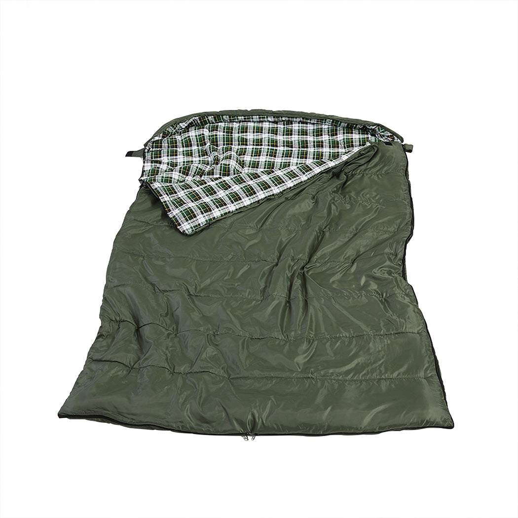 Mountview Sleeping Bag Double Bags Outdoor Camping Hiking Thermal -10 deg Tent - image2