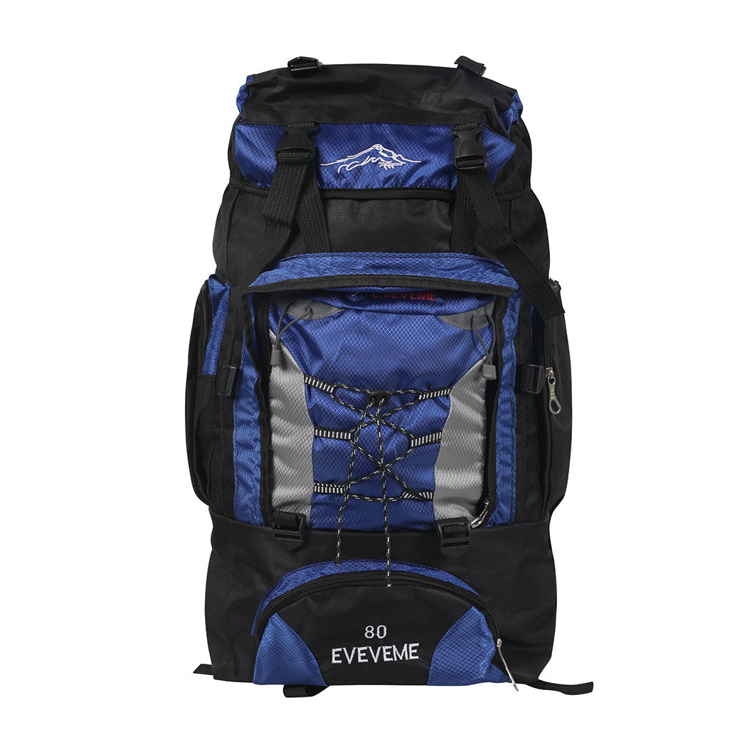 Military Backpack Tactical Hiking Camping Bag Rucksack Outdoor Trekking 80L - image2