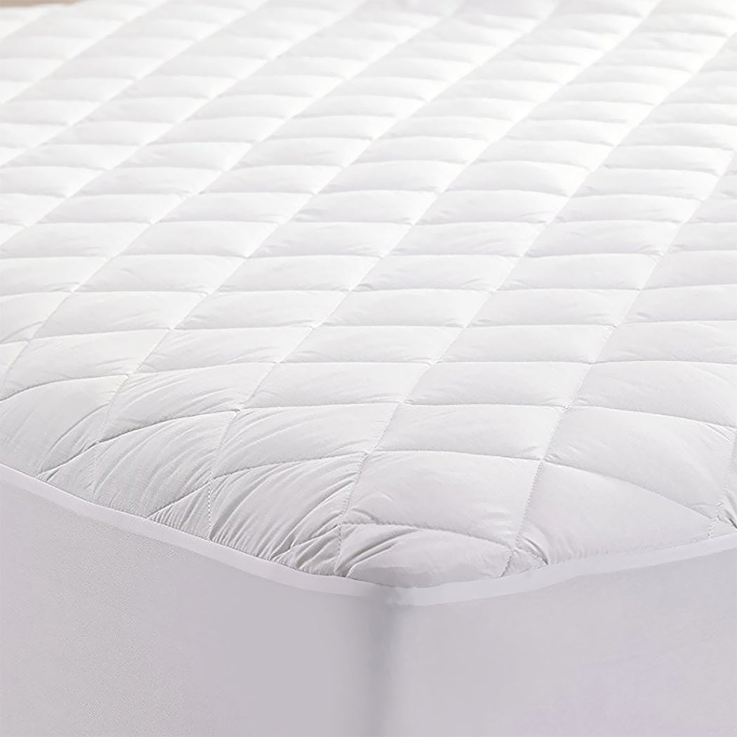 Fully Fitted Waterproof Microfiber Mattress Protector King Single Size - image4