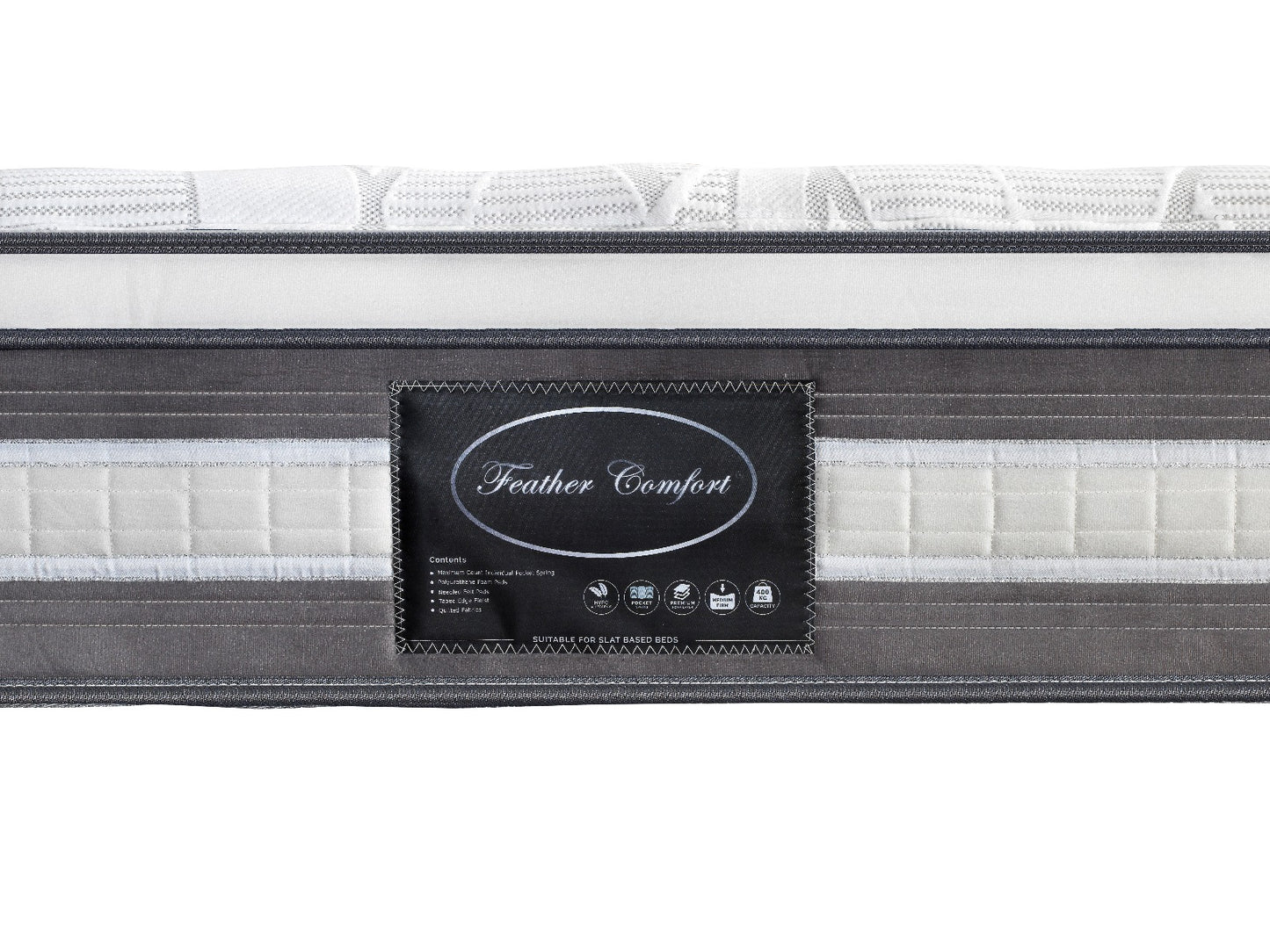 Premium Euro Top Pocket Spring Mattress - image4