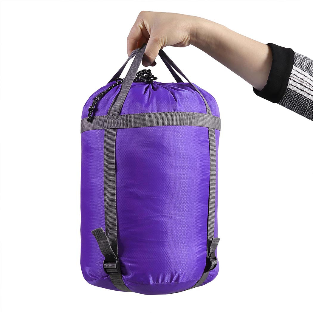 Mountview -20å¡C Outdoor Camping Thermal Sleeping Bag Envelope Tent Hiking Purple - image5