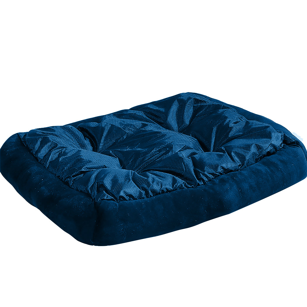 Pet Bed Dog Beds Bedding Mattress Mat Cushion Soft Pad Pads Mats M Navy - image5