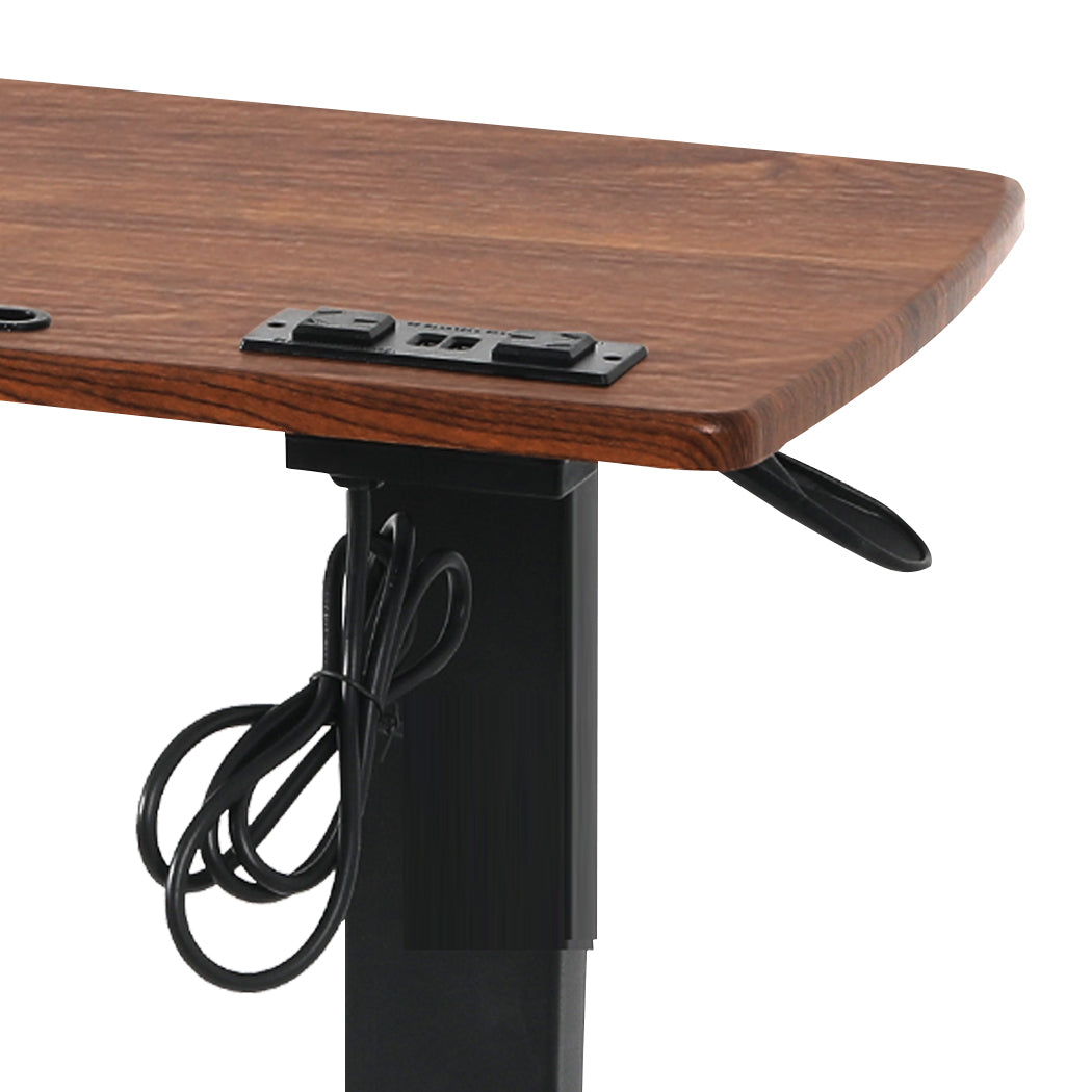 Adjustable Standing Desk Chargeable Office Computer Desktop Riser Shelf Standup - image6