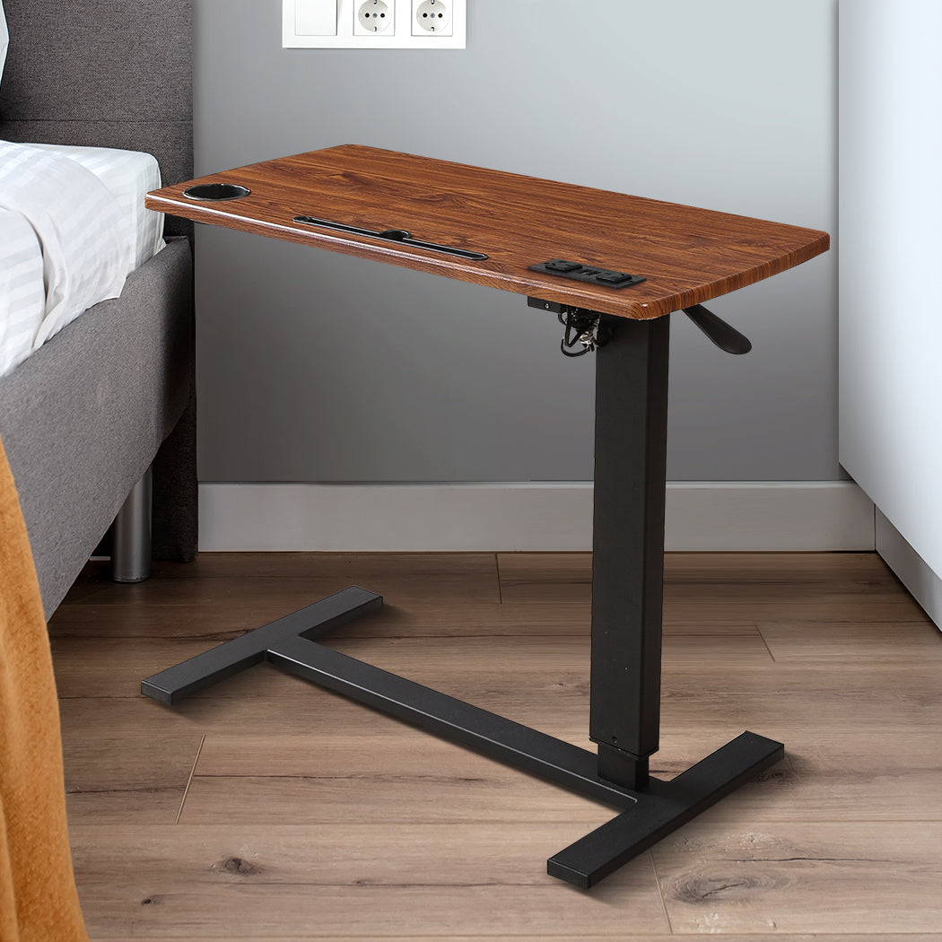 Adjustable Standing Desk Chargeable Office Computer Desktop Riser Shelf Standup - image8