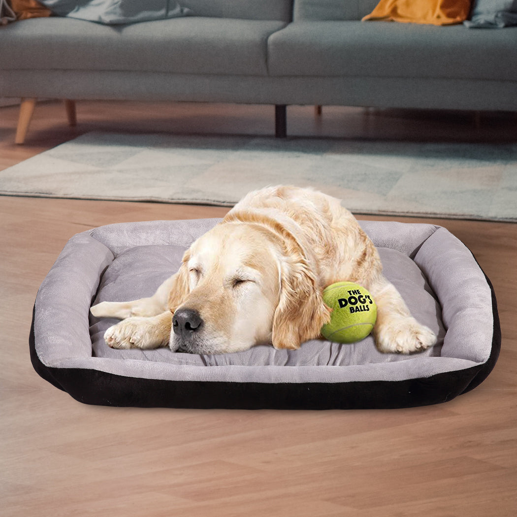 Pet Bed Dog Beds Bedding Mattress Mat Cushion Soft Pad Pads Mats L Black - image8