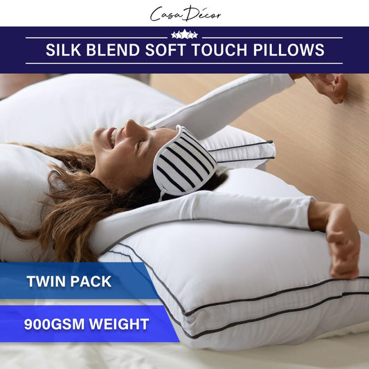 Casa Decor Silk Blend Pillow - Twin Pack - image1