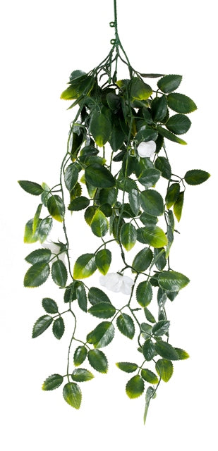 White Mixed Hanging Foliage UV 60cm - image2