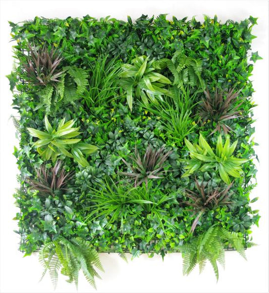 Coastal Greenery Vertical Garden / Green Wall UV Resistant 100cm x 100cm - image1